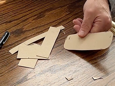 Making a Template for the Landing Pad Handle